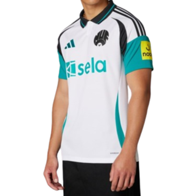 Newcastle United FC 24/25 Third Jersey - White / Eqt Green / Black - XS,S,M,L,XL,2XL,3XL,4XL