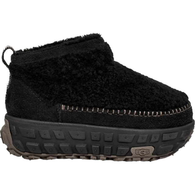 UGG® Venture Daze Ultra Mini Cozy Boot in Black, Size 9, Leather/Wool