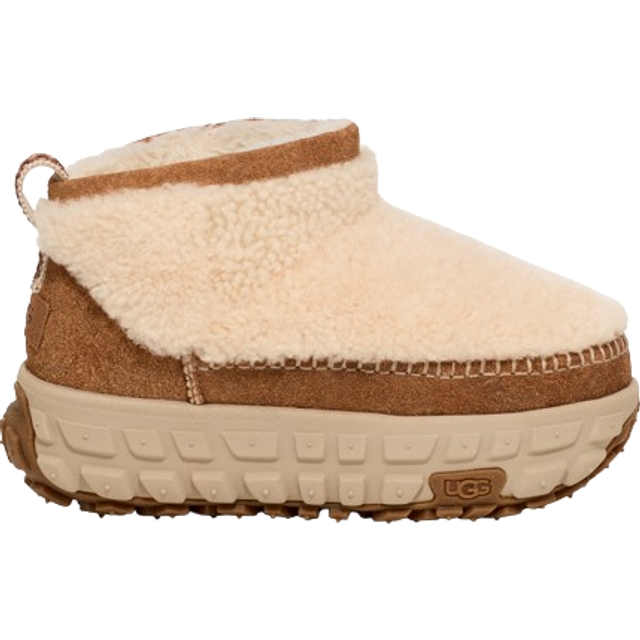 UGG® Venture Daze Ultra Mini Cozy Boot in Brown, Size 8, Leather/Wool - Natural