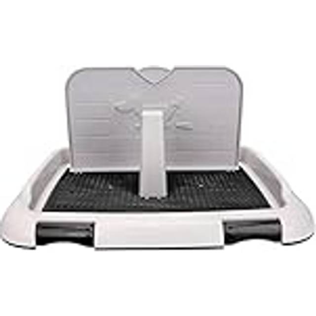 Pet Dog Toilet Portable Pet Toilet Puppy Dog Training Pads With Tray For Pet Dog Early Training Indoor Outdoor Activities Accessories(svart)