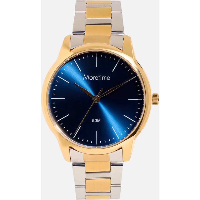 Moretime herrklocka - metallband, bicolor, 42mm