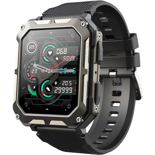 (A) 2023 C20 Pro Smart Watch 1.83 Inch Bluetooth-compatible IP68 Waterproof