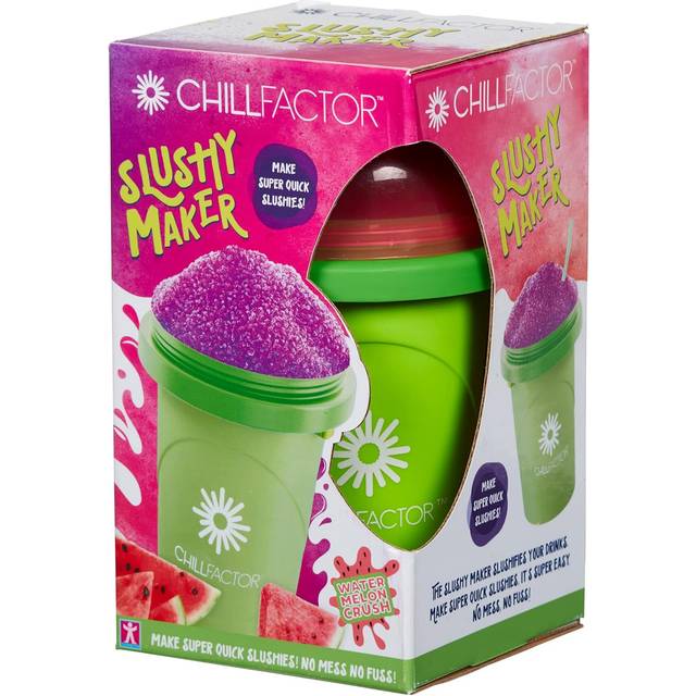 ChillFactor 07952 Watermelon Crush-Reusable, Homemade Squeeze Cup slushy Maker Kitchen Toys, Pink