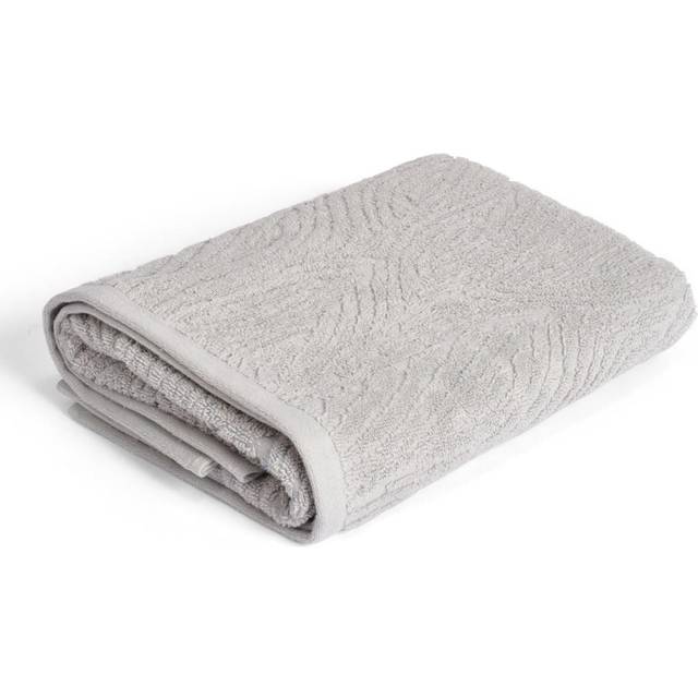 ecopure 100% Cotton Jacquard Towel Range Grey Bath Towel