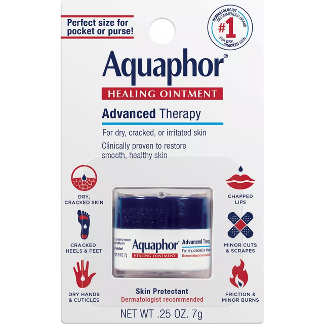 Aquaphor Healing Ointment Advanced Therapy Skin Protectant 0.25 oz (Pack of 2)