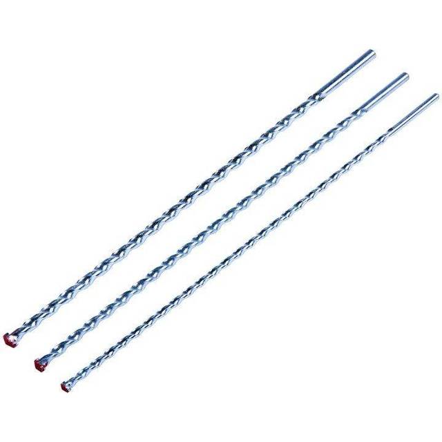 400mm 3 Piece Masonry Drill Bit Set - 3pc 8 10 Long Heavy Duty 12 x Metal -  masonry drill bit set 400mm 3pc 8 10 long heavy duty 12 x metal masonary