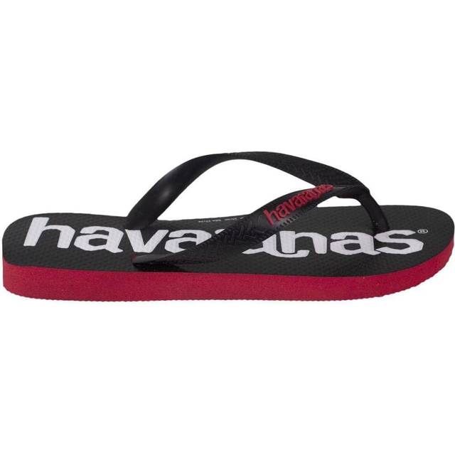 Havaianas Logomania 2 Flip Flops - Black - Mens - 4.5-5
