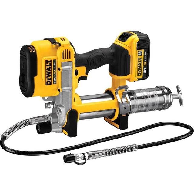 DeWalt DCGG571M1 18V XR Grease Gun Kit - 4AH Battery Charger and Case