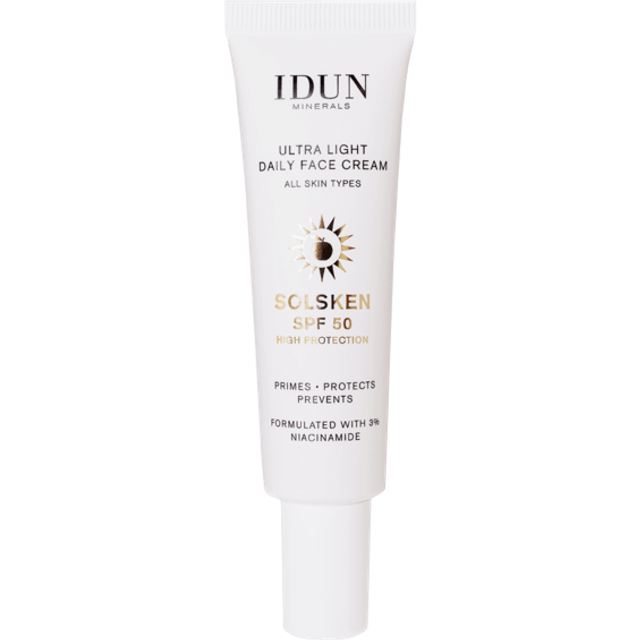 IDUN Minerals Ultra Light Face Cream SPF 50 - 30 ml