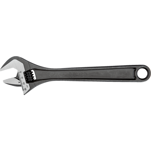 8074 BAH8074 Black Adjustable Wrench 380mm 15in High Torque - Bahco