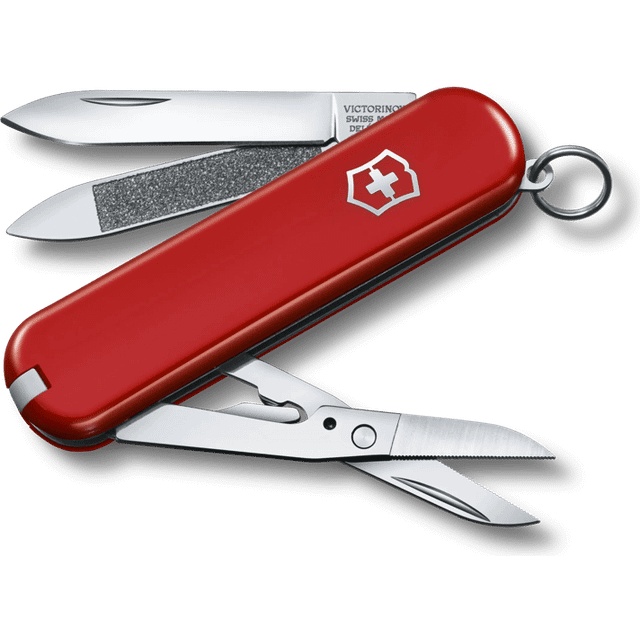 Victorinox Swiss Army Small Pocket Knife Evowood 81 Walnut - Silver