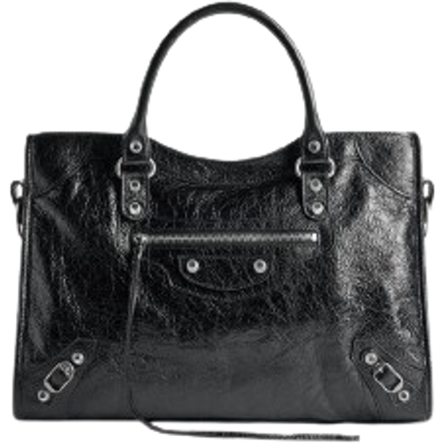 Balenciaga Le City Medium Bag - Black - Unisex - Lambskin