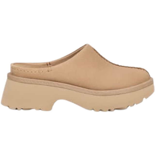 UGG New Heights Clog Sandals in Sand - Brown