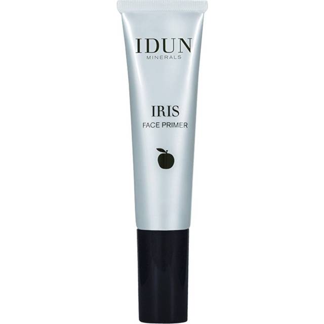 IDUN Minerals Transparent primer Iris, Innehåller aktivit kol som är bakteriehämmande på huden. Bra för acnebenägen hud.