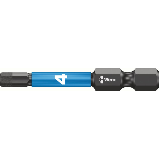 Wera 05057644001 Impaktor Diamond Hard Bit For Hex Screws 4.0 x 50mm