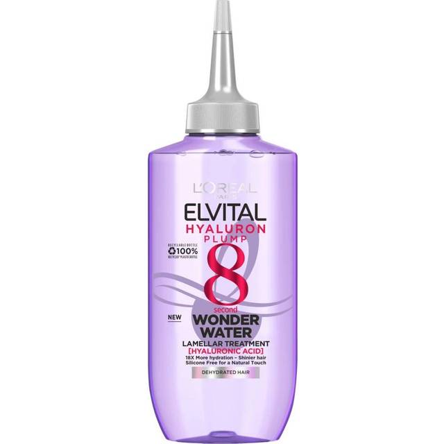 L'Oréal Paris - Elvital Hyaluron Plump 8 Second Wonder Water For Dehydrated Hair 200 Ml - Transparent