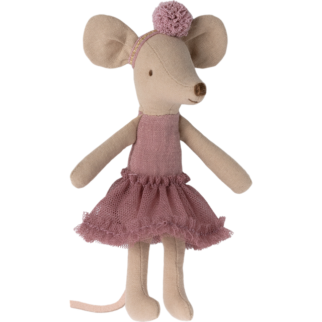 Maileg - Ballerina mouse, Big sister  - Leksaker - Heather - 13 cm