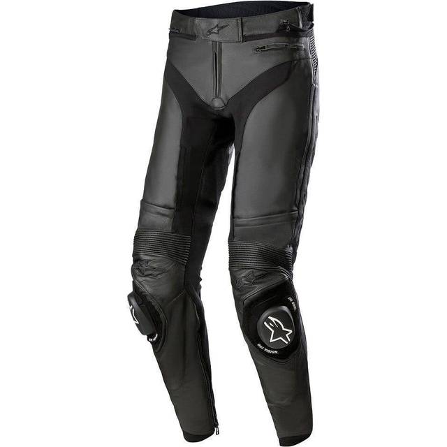Alpinestars Missile V3 Motorcycle Leather Pants, black, Size 56 for Men