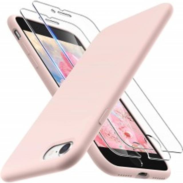 3in1 Gummibelagt Stilrent Skal iPhone 7 / 8 / SE2 / SE3 - Rosa