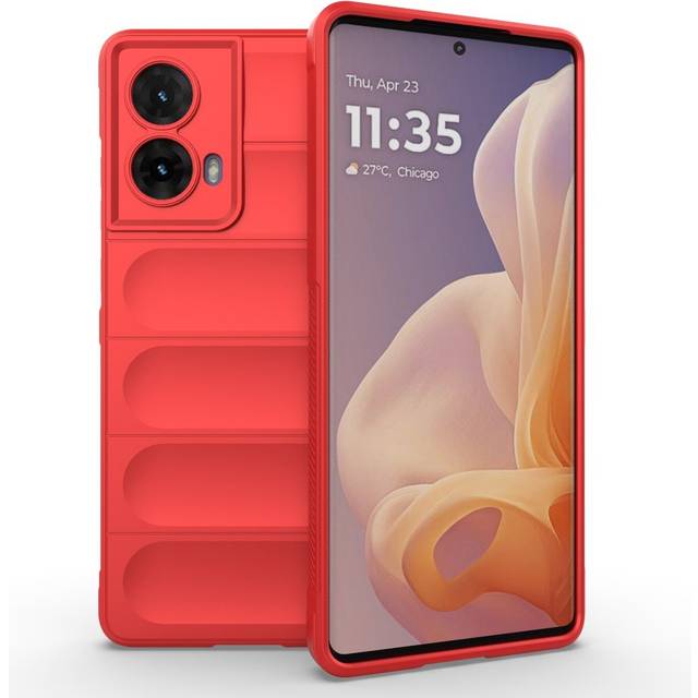 EIDERWOOD Motorola Moto G85 (5G) Flexibel Plast Skal - Röd
