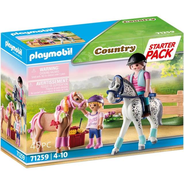71259 Horse Farm Starter Pack, Farm Animal Play Sets, Fun Imaginative Role-Play, PlaySets Suitable for Children Ages 4+