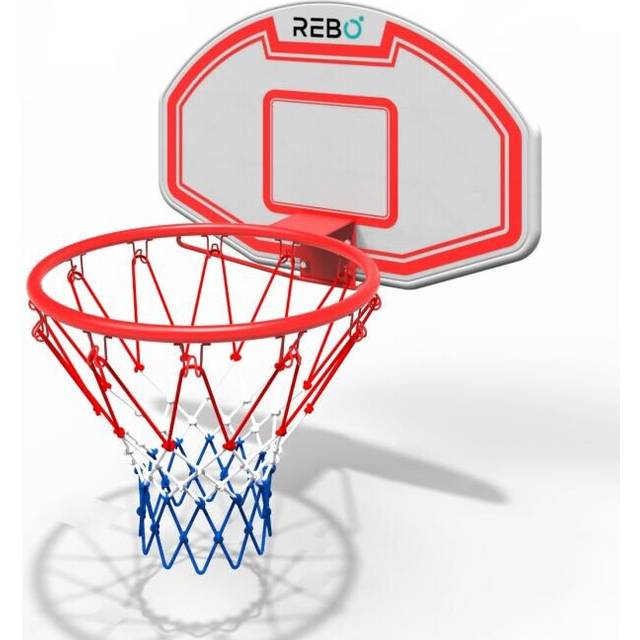 Rebo Basketball Net with Bracket to Attach to Rebo Round Wood Swing Sets