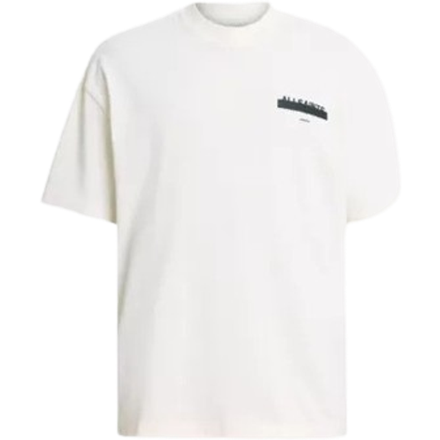 AllSaints Organic Cotton Redact T-Shirt - White - XL