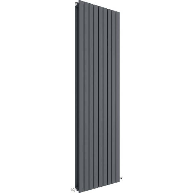 Square Vertical Double Panel Radiator - 1800mm x 528mm - 5810 BTU - Anthracite