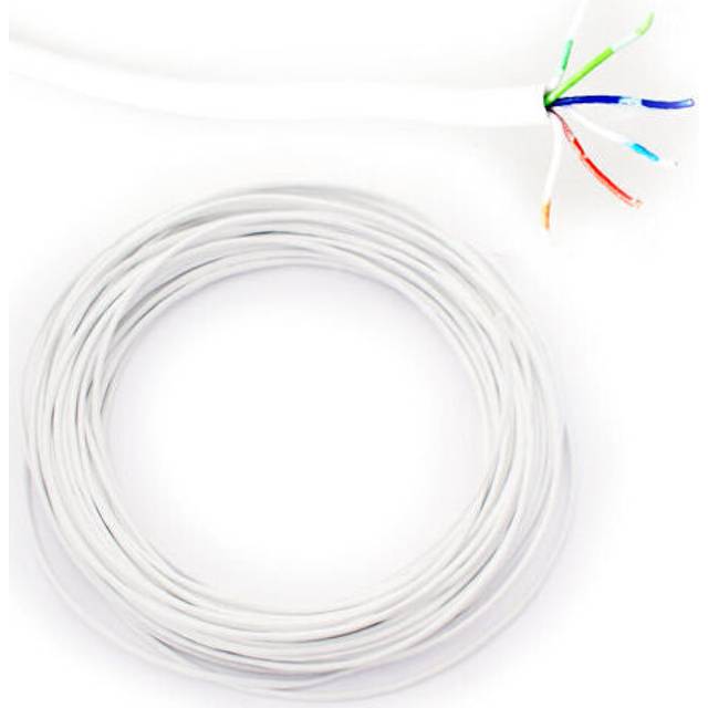 25m BT Telephone Cable Wire Reel 3 Pair 6 Way Core Make Phone Extension Line