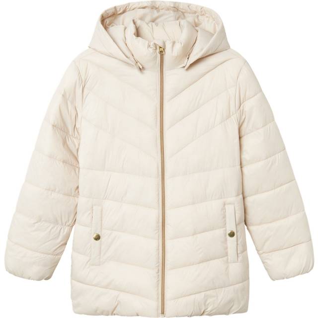 NAME IT Nkfmonay Jacka Pb quiltad jacka, grå, 128, GRÅ, 128