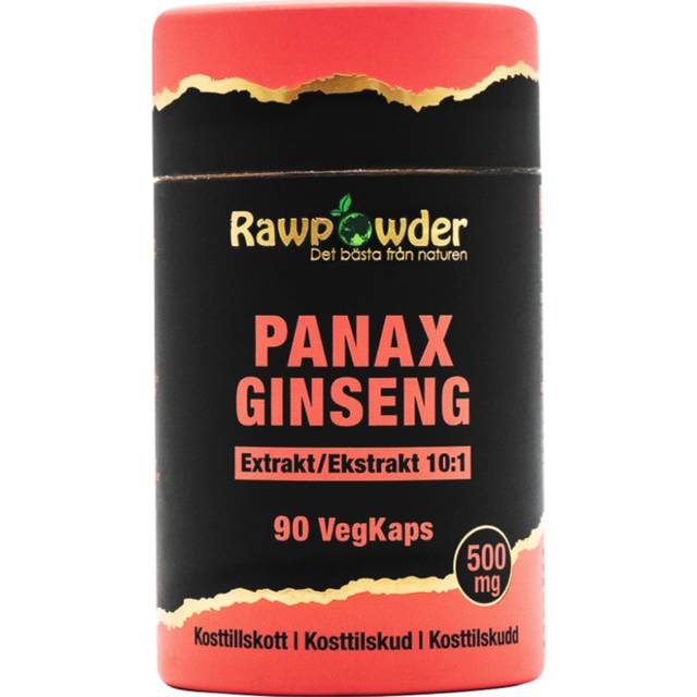 Rawpowder Panax Ginseng Extrakt 500 mg 90 kapslar