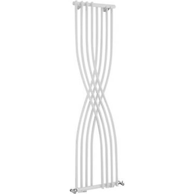Curved Designer Radiator - 1775mm x 450mm - 2020 BTU - Gloss White