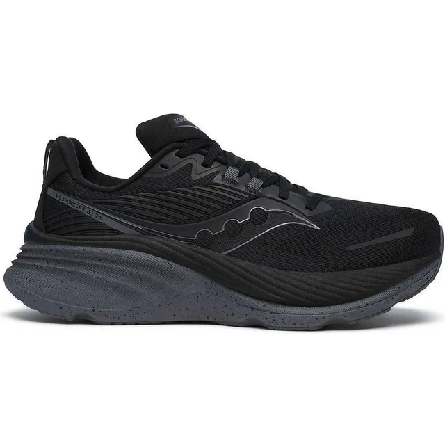 Saucony Men's Hurricane 24  Black/Shadow, 42.5