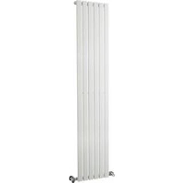 Square Vertical Single Panel Radiator - 1800mm x 354mm - 2307 BTU - Satin White