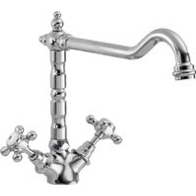 Traditional French Classic Mono Sink Mixer Tap - Chrome