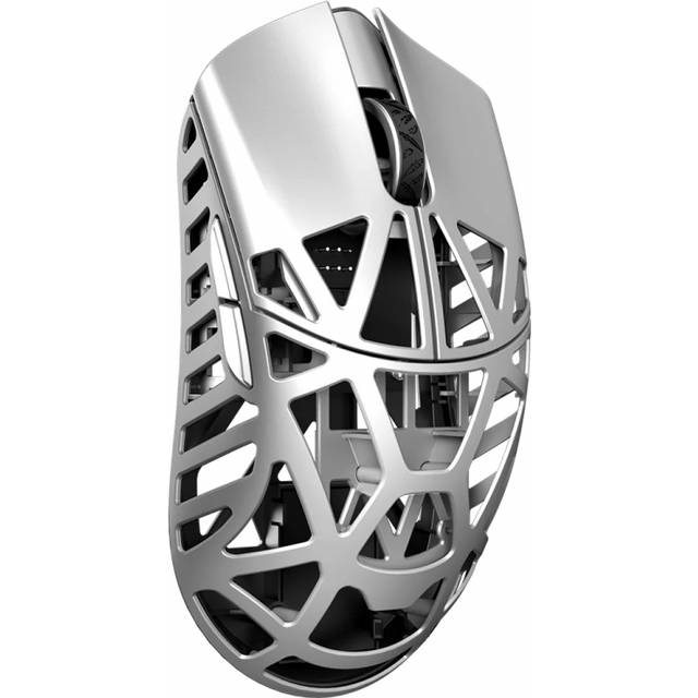 WLMouse BEAST X Max Trådlös Gamingmus - Metallic Silver