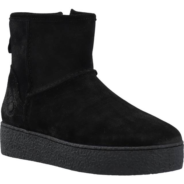 Cashott Cascamilla Boot W. Inside Zip Warm Lining Oil Suede Dam Stl. 39 - Vinterskor Från Magasin - Black (39)