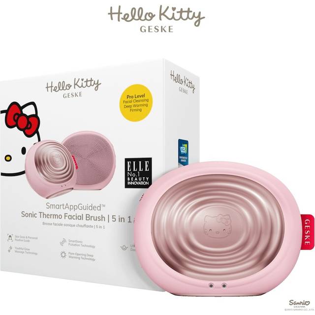 Hello Kitty Sonic Thermo Facial Brush 5 in 1 - Pink by Geske for Women - 1 Pc Brush