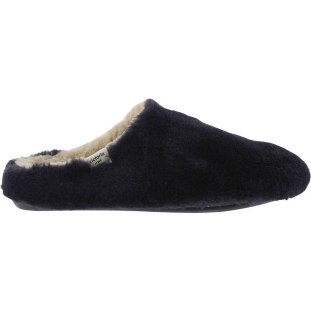 Women's soft fur slippers Victoria Norte - Bleu