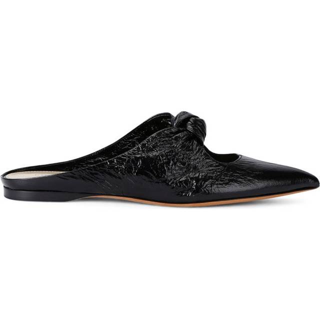 Rowan Flat Slides - BLACK - Taking inspiration from its vibrant London surroundings, Kurt Geiger London delivers a collection of lively trainers, heels and more with playful and lively style intentions.