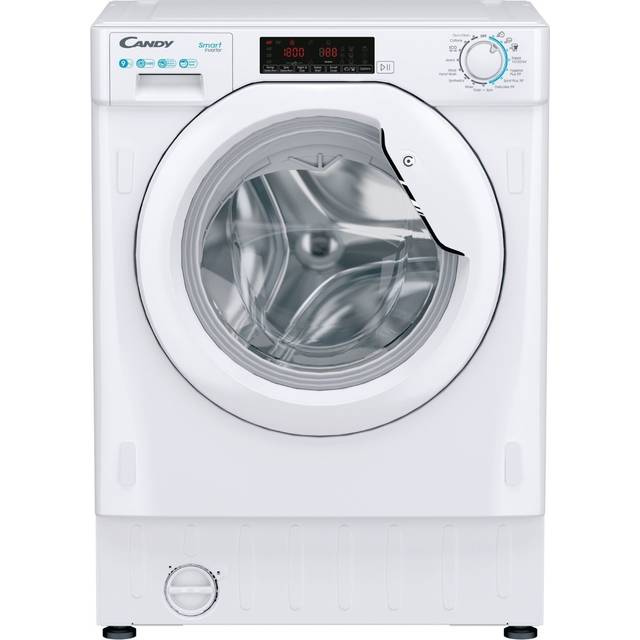 CANDY CSD49TWM5/1-80 Integrated 9 kg 1400 Spin Washing Machine, White