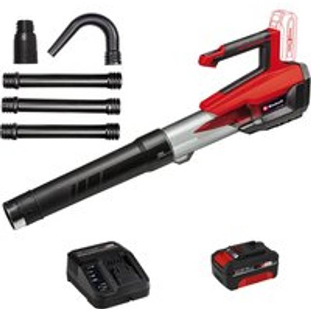 Einhell Professional GP-LB 18/200 Li E GK 18v Cordless Leaf Blower and Gutter Cleaning Kit 1 x 4ah Li-ion Battery Charger