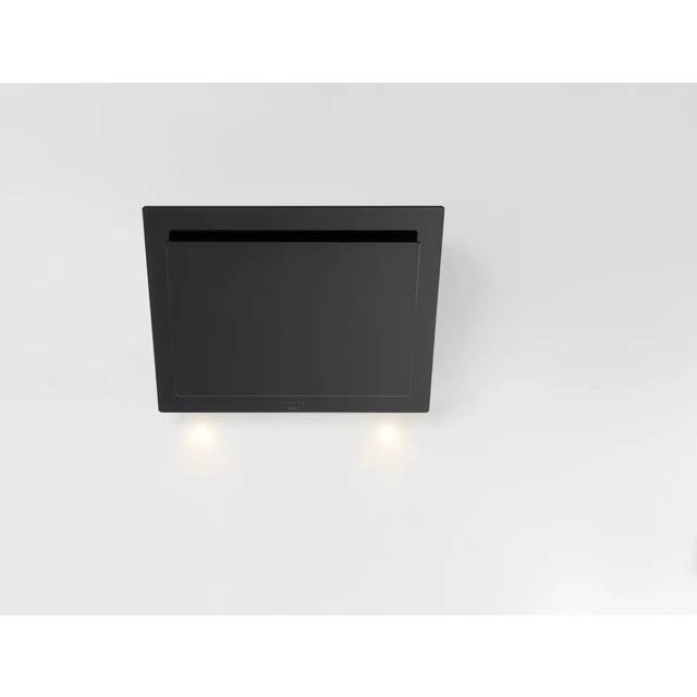 Novy 7858 Vision 75cm Wall Mounted Extractor - Black Glass