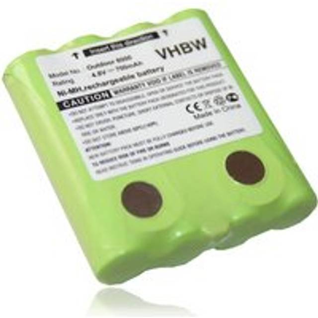 Vhbw - 1x Battery compatible with DeTeWe Outdoor PMR8000, pmr 8000, 8000 Radio, Walkie-Talkie (700mAh, 4.8 v, NiMH)