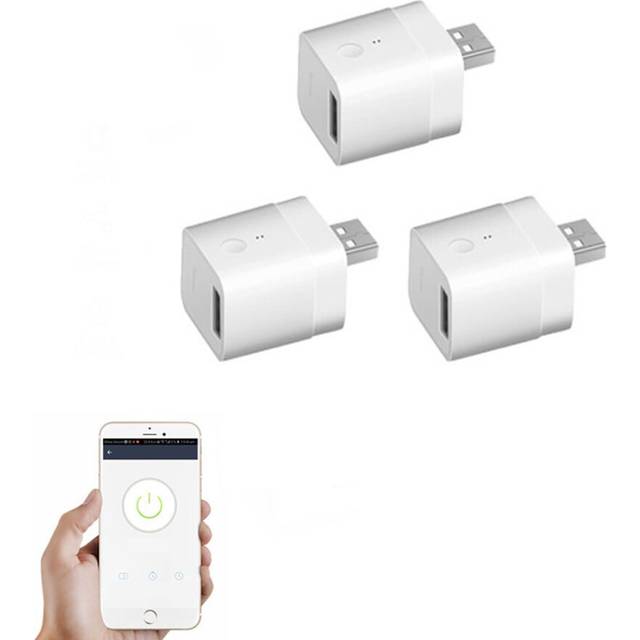 3Pcs SONOFF Micro 5V Wireless USB Smart Adaptor WiFi Mini USB Power Adaptor Switch APP Remote Control Voice Control Switch For Smart Home Works with