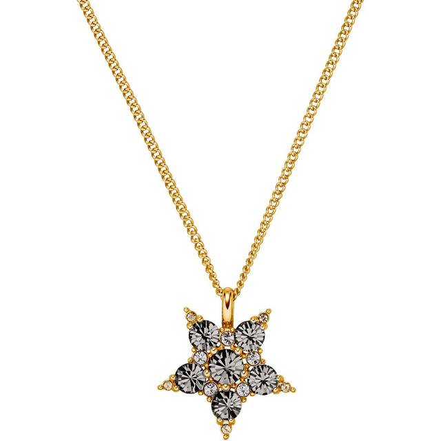 Dyrberg/Kern Lyra Sg Grey Halsband | Guld