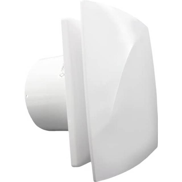 LUNA 4 inch Modern Designer Exhaust Air Timed Ventilator 100 mm Elegant Powerful Bathroom Extractor Fan with Timer Silent Wall Ceiling Mounted
