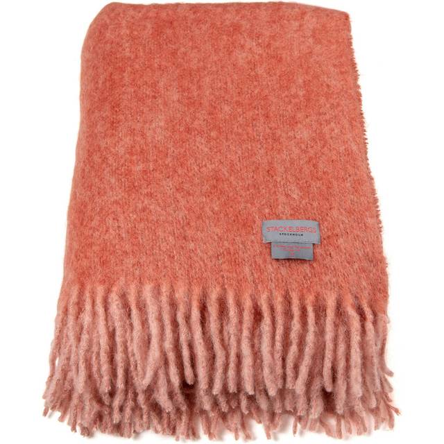 Stackelbergs - Mohair Pläd 130x170 Cm /rose - Orange