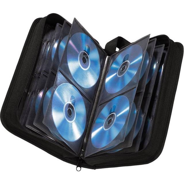 120 Sleeve CD DVD Blu Ray Disc Carry Case Holder Bag Wallet Storage Ring Binder