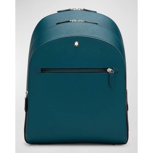 Montblanc Sartorial Adjustable Strap Backpack - Blue (Size 12.99 Ã 5.12 Ã 15.75 inches)